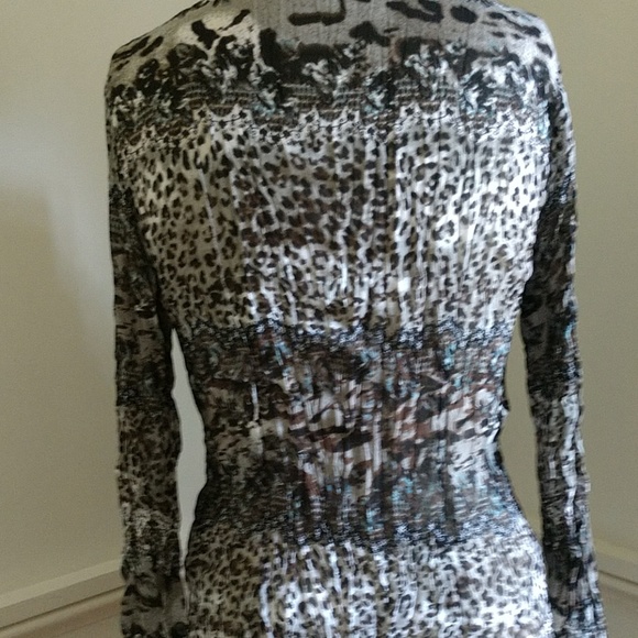 B. Ribbon Cut Animal Print Neutral Colors Animal Print. NWT - Picture 3 of 8